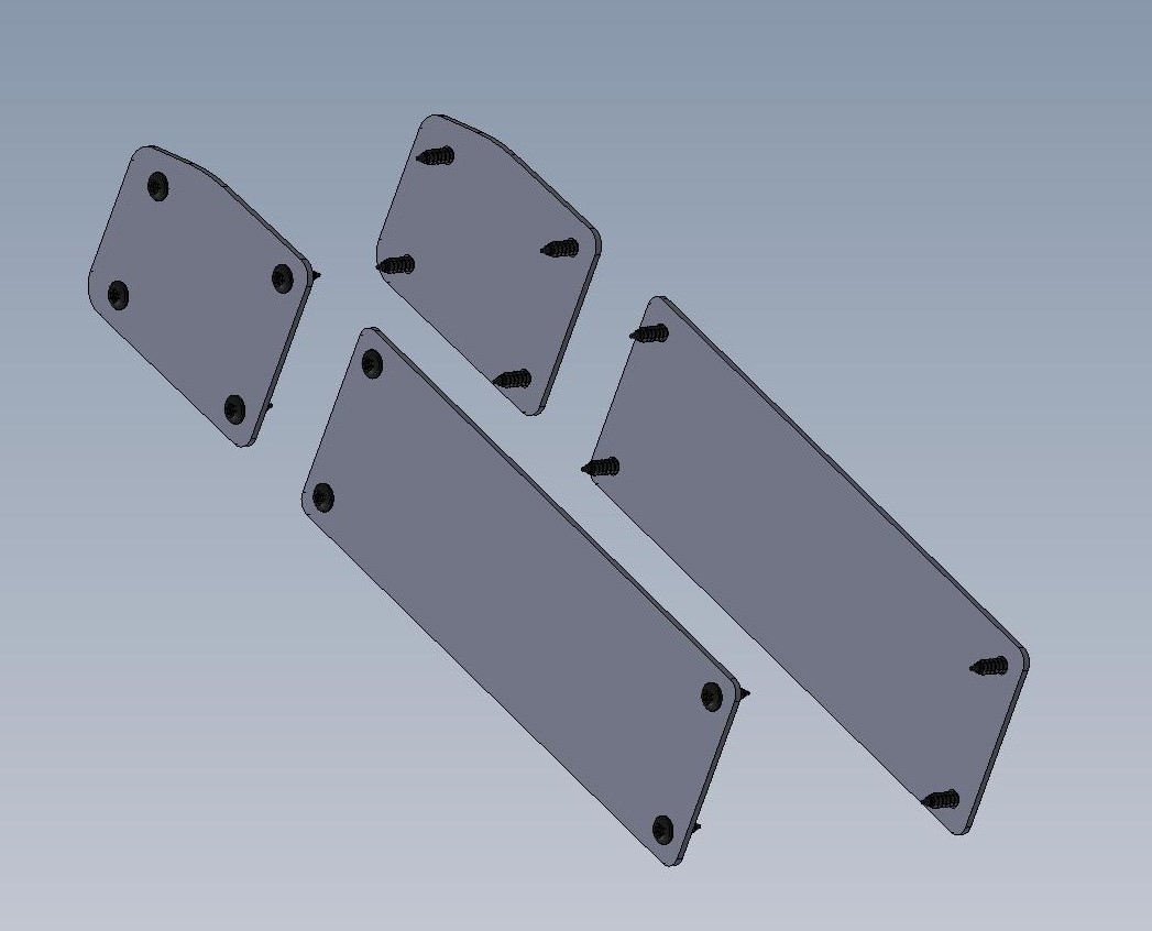 2020+ Ford Police Interceptor Door Control Covers - Troy Products