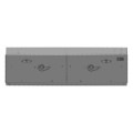 Storage Vault, 40" W x 38" L x 10" H, Two Drawers with Push Button Lock and Locking Handles