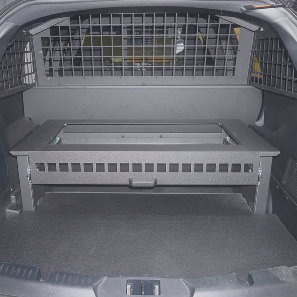 Ford Police Interceptor Utility Elevated Box Cargo Mount - Troy Products