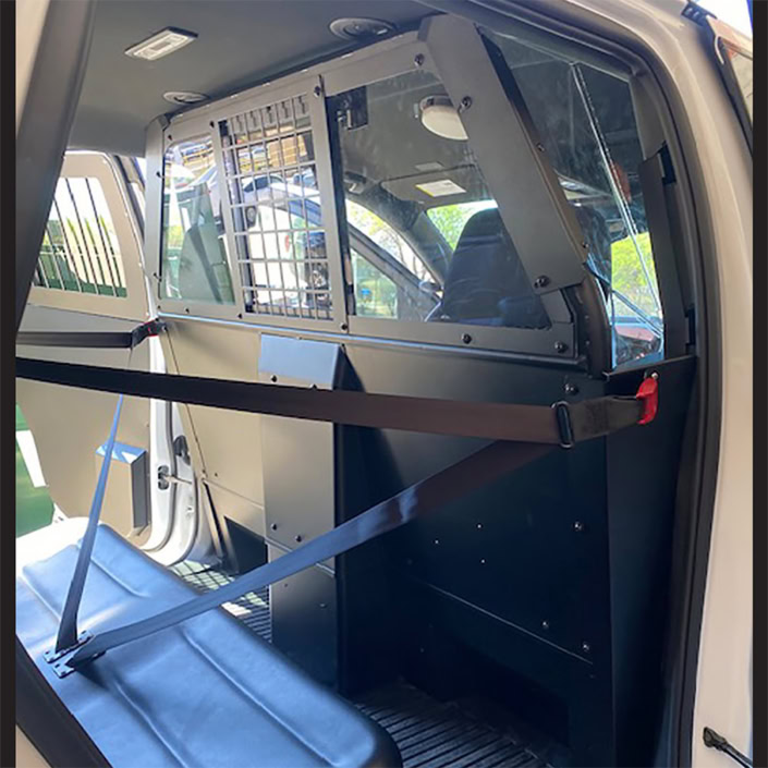 Chevrolet Silverado 1500 Full Size Front Partition Kit featuring Square ...