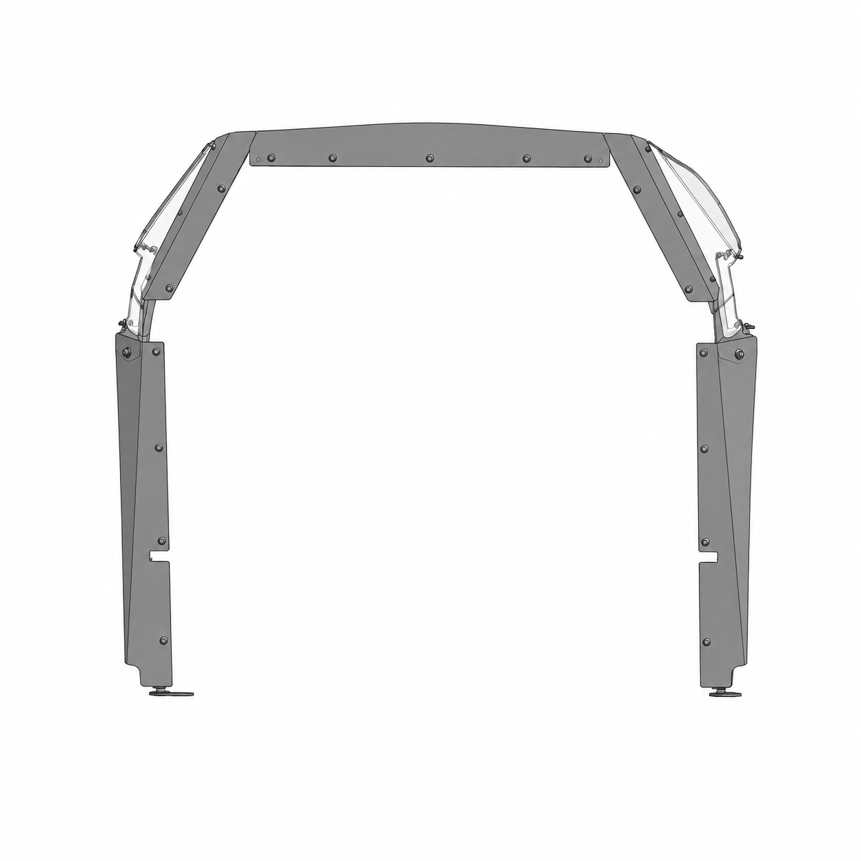 Dodge Ram 1500 Tradesman Crew Cab Standard Partition Mounting Kit