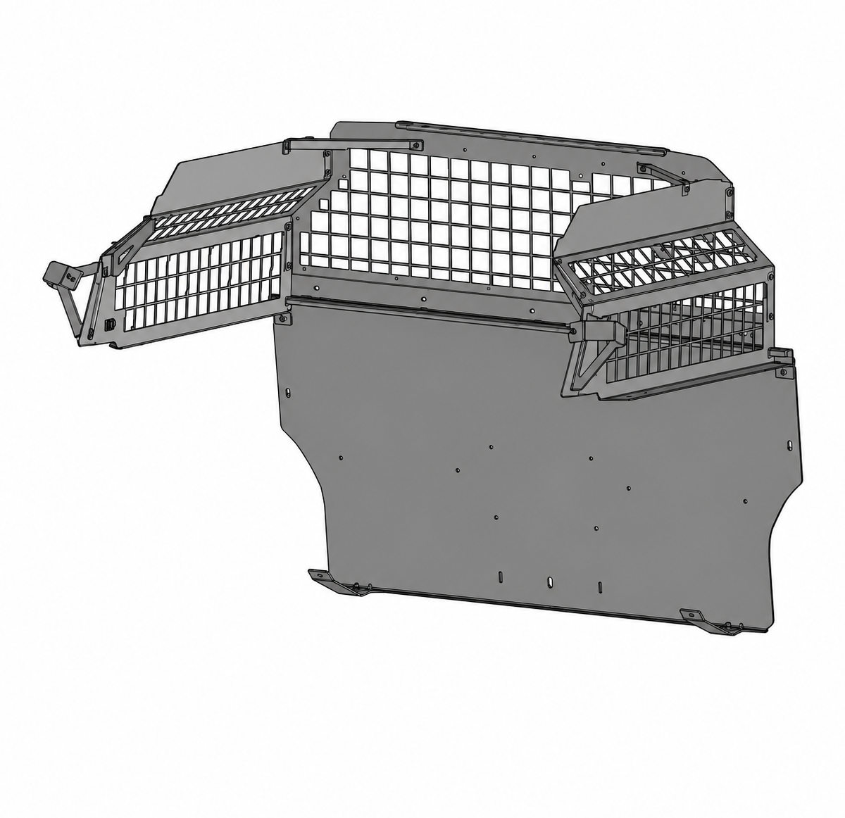Ford Expedition Max Three-Sided Square-Hole Punch Cargo Partition